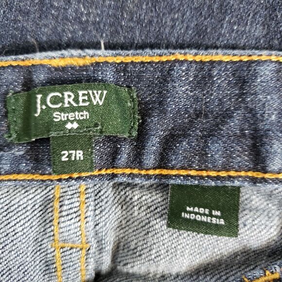 J Crew Womens Matchstick Jeans Size 27 R Straight and Narrow Slim Leg Stretch - Picture 6 of 9